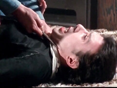 Leie, Blasen, Spermaladung, Kehlenfick, Schwanz, Erotisch, Hausmädchen, Retro