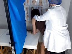 Examen, Fetiche, Lesbiana, Orgasmo, Portugués, Pelirrojo, Flaco, Uniforme