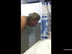 Amateur, Cuarto de baño, Gordita, Peludo, Hd, Mamá, Espía, Voyeur