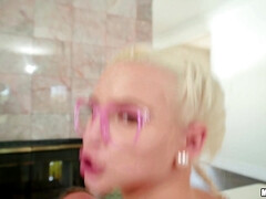 Arsch, Blondine, Blasen, Schwanz, Hardcore, Muschi, Jungendliche (18+), Titten