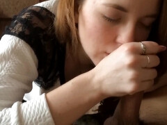 Amateur, Blonde, Sucer une bite, Tir de sperme, Hd, Fait maison, Pov