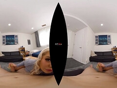 Seductive asian blondie VR amazing sex clip