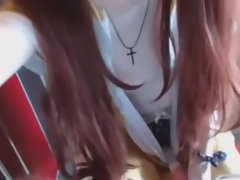 Asiatique, Japonaise, Masturbation, Solo