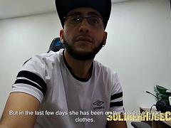 Verga grande, Corridas faciales, Sexo duro, Latina, Oficina, Seducido, Español, Tetas