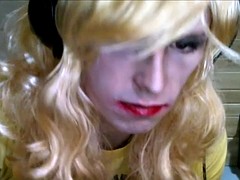young sissy self facial and clean up
