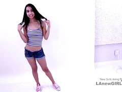 Amateur, Entrevista, Chica, Mamada, Semen en la boca, Linda, Peludo, Pov