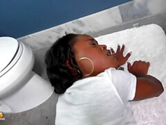 Enthousiasteling, Zwart, Zwart, Vriendin, Handbeurt, Geschoren, Tatoeage, Speelgoed