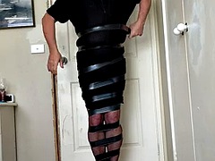 黒人, フェラチオ, ボンデージ, 女装男装, オナニー, 熟年, 淫乱熟女, シーメール