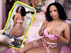 Ebony porn with divine Romy Indy and Austin Pierce from Sis Loves Me