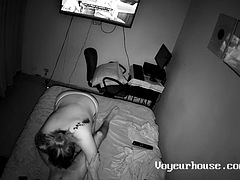 素人, 美女, デカパイ, フェラチオ, 茶髪の, カップル, フェラする, オッパイの