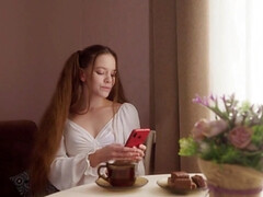18, 美女, ブロンド, 女, 指いじり, Hd, オナニー, パンティ