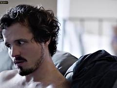 美女, デカチン, フェラチオ, エロティック, 手コキする, 熟年, 淫乱熟女, 義母