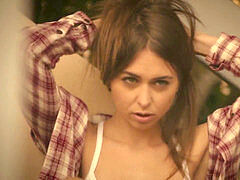 フェラチオ, 茶髪の, 顔射, ティーン, 三人