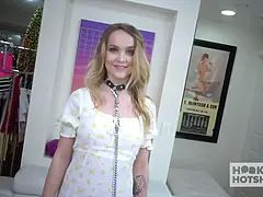 Anal, Blonde, Sucer une bite, Éjaculer dans la bouche, Gorge profonde, Faciale, Léchez, Chatte