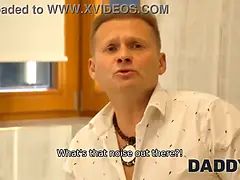 美人, 茶髪の, 浮気者, 爸, 彼女, ピグテール, ロシア人, 剃毛
