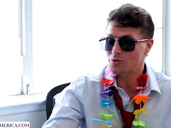 お尻, デカチン, ブロンド, 巨乳な, 古典, ダブル開発, Hd, ストッキング