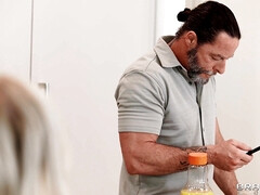 Cheating Busty Blonde Babe Fucks Boyfriends Brother - with Keiran Lee, Sophie Reade