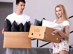 18 años, Culo grande, Verga grande, Mamada, Estilo perrito, Tetas naturales, Adolescente, Tetas