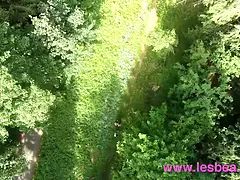 Checa, Rostro sentado, Húngaro, Besar, Lesbiana, Público, Coño, Trio