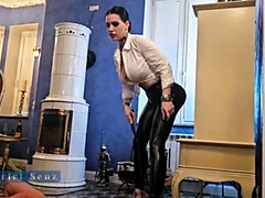 Amateur, Nana, Domination, Pieds, Allemand, Humiliation, Claque, Esclave