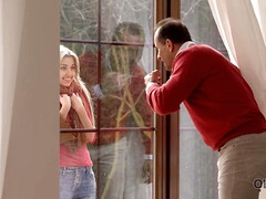 18 jaar, Mooi, Blond, Hd, Kut duiken, Geschoren, Tiener