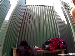 Leie, Tschechisch, Hd, Im freien, Pool, Realität, Solo, Spanner