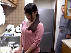 美人, フェラチオ, 巨乳な, チン, 日本人, 淫乱熟女, オーガズム, 妻