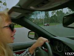 デカチン, ブロンド, フェラチオ, 黒人, なめる, 下着, オナニー, オッパイの