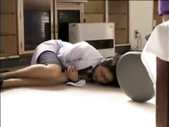 Asiatique, Nana, Sucer une bite, Brunette brune, Tir de sperme, Pénétrer avec le poing, Japonaise, Public