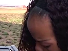 Amateur, Anal, Sadomasoquismo, Negro, Coche, Ébano, Al aire libre, Montar