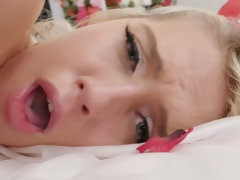 Chica, Dormitorio, Mamada, Tetona, Hd, Lencería, Chorro, Medias largas