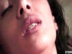 Ebony skinny babe horny sex video