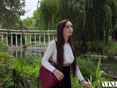 Brunette brune, En levrette, Hd, Jarretelles