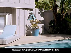 アメリカ人, ビキニ, フェラチオ, 毛深い, 手コキする, Hd, ティーン, オッパイの