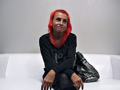 Wild Redhead Takes Cock At The Casting