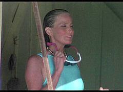 Amerikaans, Beroemdheid, Naakt, Tieten likken