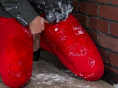 Schwanzloch, Hardcore, Masturbation, Natürlich, Höschen, Ablutschen, Titten, Nass