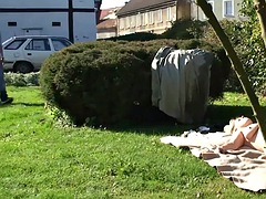 Mywifesmom - old mother rides his cheating dick outdoors