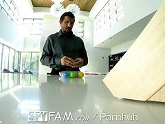 Step Dad Finally Gets His Easter Day Fuck