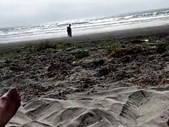 Strand, Schwanz, Deutsch, Freundin, Handjob, Nackt, Im freien, Pov