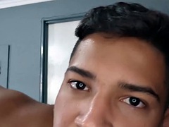 Enthousiasteling, Grote lul, Homo, Latijnse vrouw, Masturbatie, Alleen