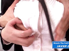 アジア人, デカパイ, フェラチオ, 巨乳な, 日本人, 淫乱熟女, オフィス, オッパイの