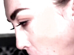 18 jaar, Grote lul, Blond, Pijpbeurt, Sperma shot, Lul, Gezichtspunt, Tieten likken