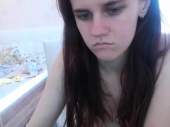 Amateur, Brunette brune, Masturbation, Culottes ou slips, Solo, Adolescente, Nénés, Webcam