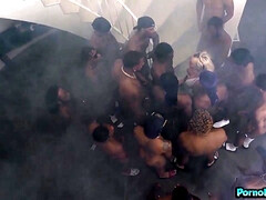 Culo, Tetas grandes, Rubia, Mamada, Garganta profunda, Polla, Grupo, Tetas