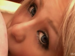 Asiático, Rubia, Mamada, Corridas, Corridas faciales, Pov, Tragarse