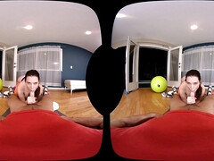 Grosse bite, Sucer une bite, Brunette brune, Plantureuse, Monstre, Seins naturels, Pov, Réalité