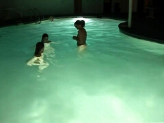 素人, フェラチオ, Hd, アウトドア, オマンコ, 剃毛, 三人, のぞき