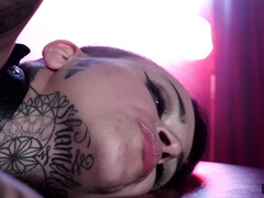 Chica, Tetona, Consolador, Sexo duro, Latina, Perforación, Tatuaje, Mojado