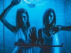 Blondine, Blasen, Sperma im mund, Frau frau mann, Fingern, Masturbation, Dürr, Jungendliche (18+)